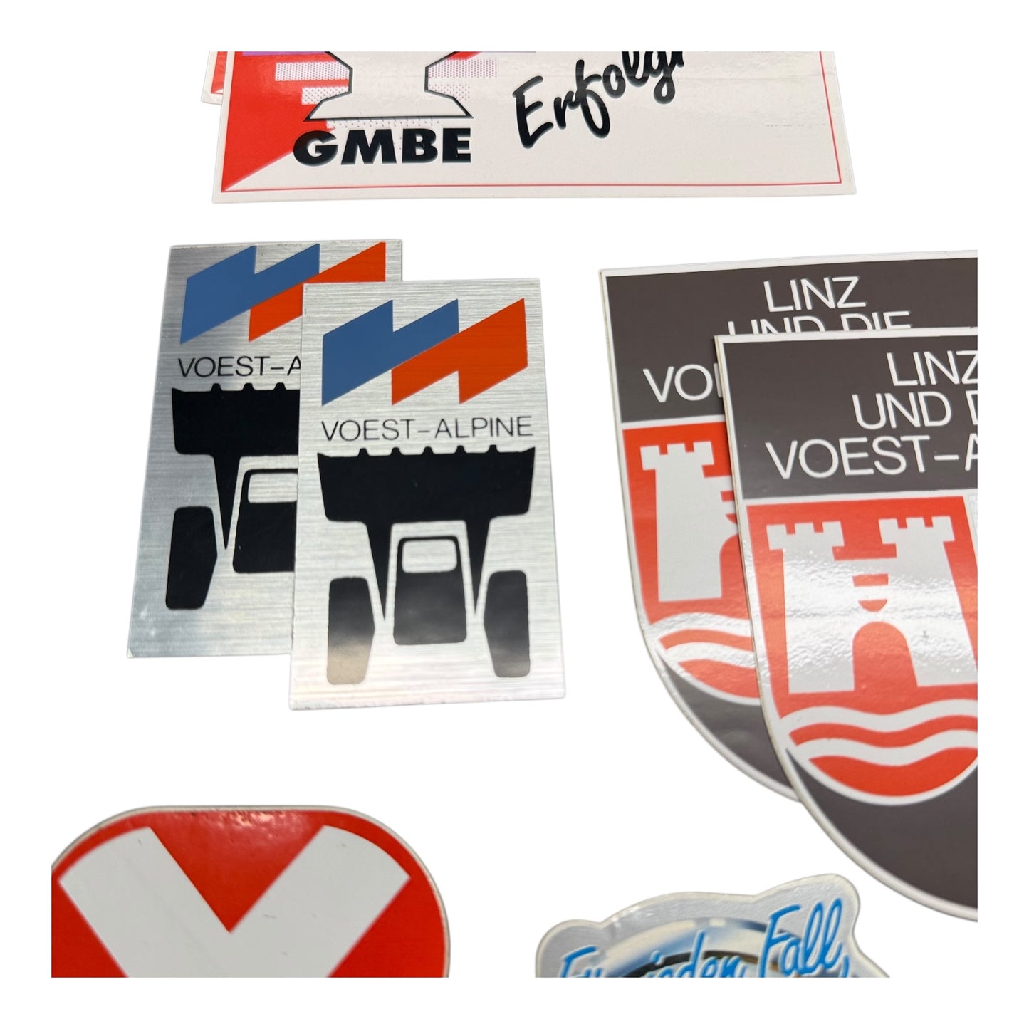 Sticker Voest Alpine Konvolut Aufkleber