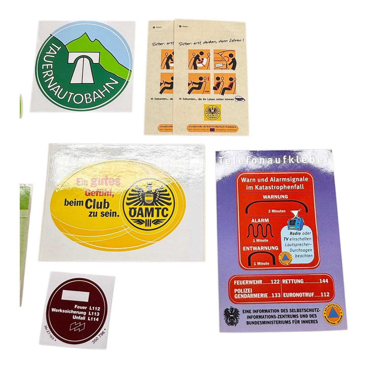 Sticker ÖAMTC Konvolut Aufkleber