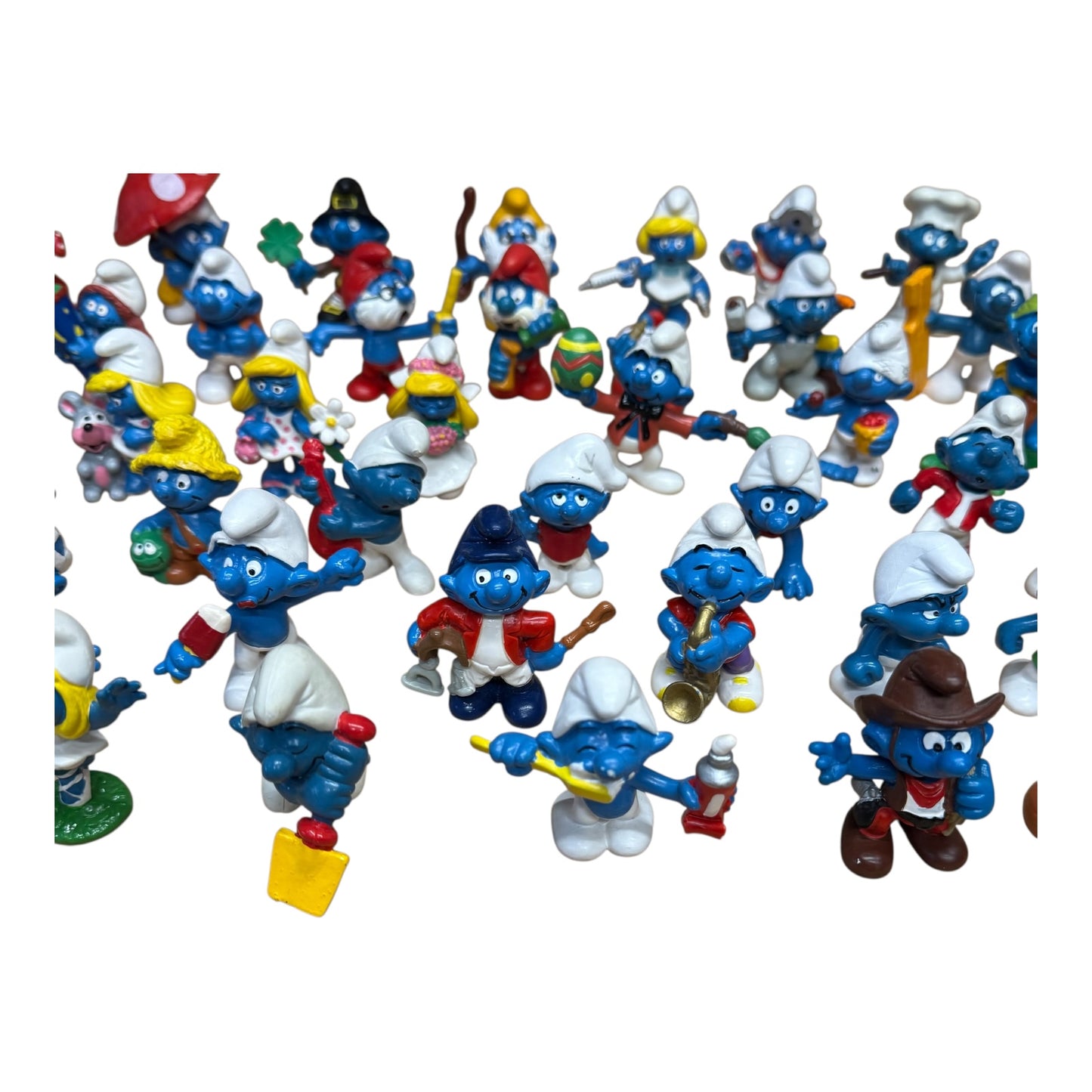 Schlümpfe Konvolut ca 47 Stück ca 1965 bis 1991 Groß2