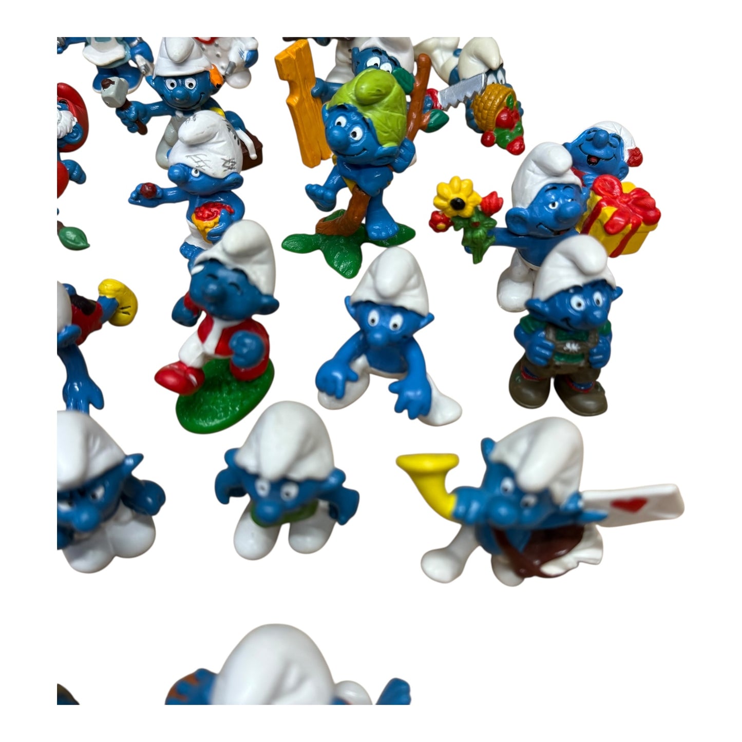 Schlümpfe Konvolut ca 47 Stück ca 1965 bis 1991 Groß2