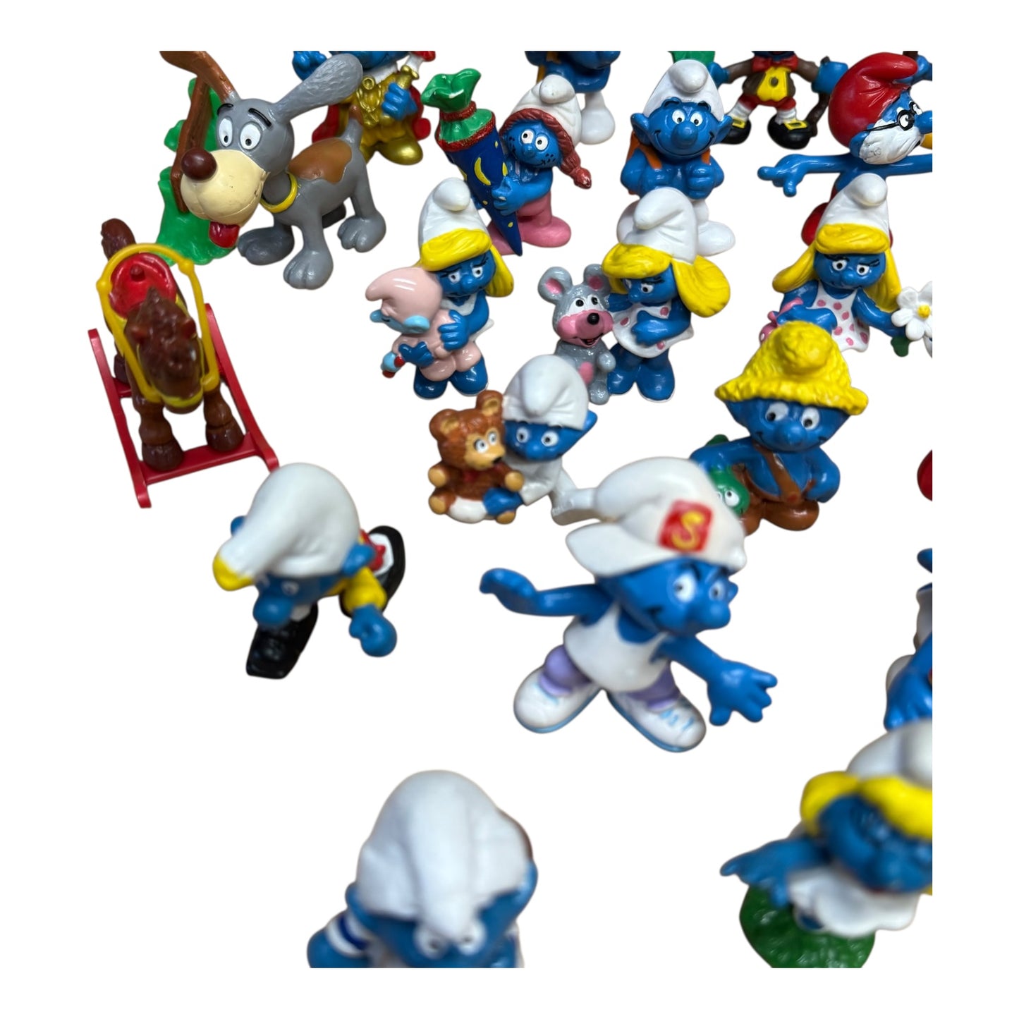 Schlümpfe Konvolut ca 47 Stück ca 1965 bis 1991 Groß2