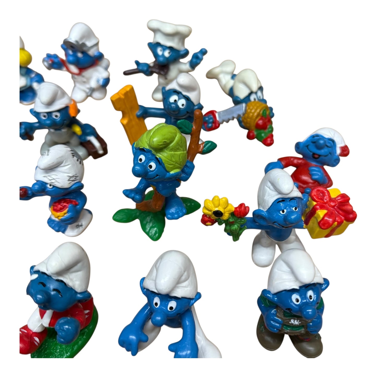 Schlümpfe Konvolut ca 47 Stück ca 1965 bis 1991 Groß2