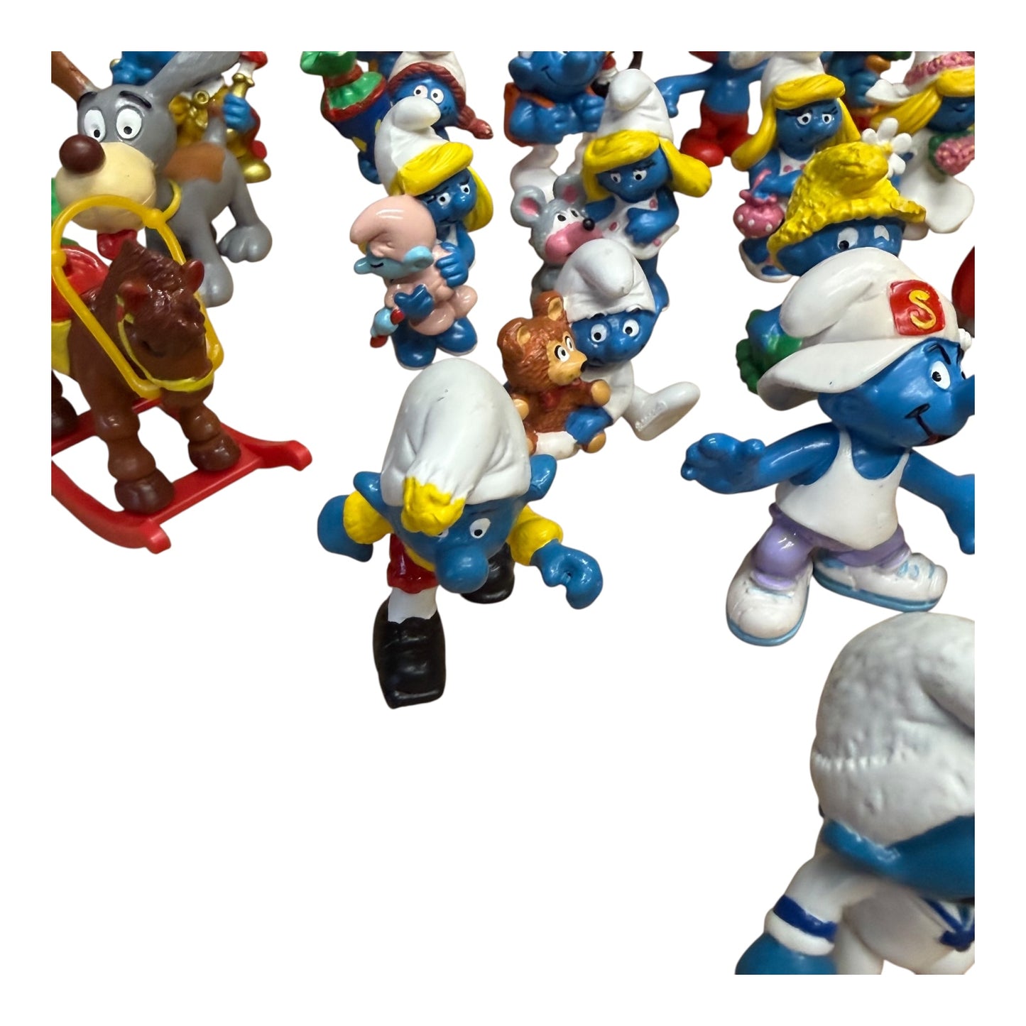 Schlümpfe Konvolut ca 47 Stück ca 1965 bis 1991 Groß2